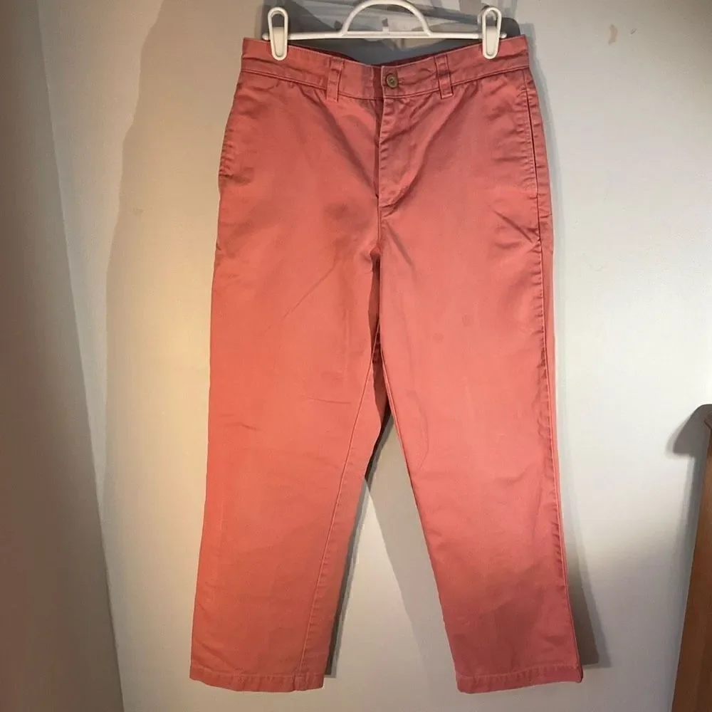 Vineyard Vines Girls 14 Salmon Pants. Preppy. Nantucket Red.
